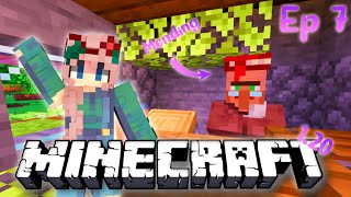 Getting a 🌸MENDING🌸 Villager  Minecraft 120  Ep 7 [upl. by Ennirac492]