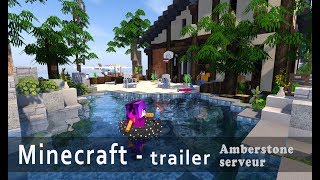 Minecraft Trailer  Amberstone summer pack [upl. by Skeie2]