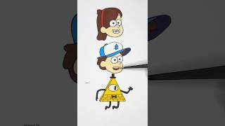 Gravity Falls Characters Puzzle 🧩 shortsvideo puzzle [upl. by Dorisa]