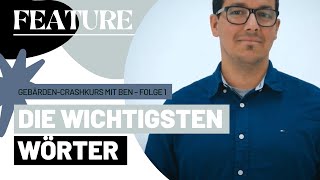 GebärdenCrashkurs mit Ben – Folge 1 [upl. by Jolene]