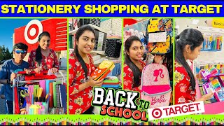 🏫 அடுத்த பள்ளி ஆண்டுக்கு  Getting Ready  School Supplies Shopping  Target Shop  USA Tamil VLOG [upl. by Ashbey900]