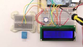 DHT11 Sensor für Temperatur und Luftfeuchtigkeit am Arduino [upl. by Ettevahs131]