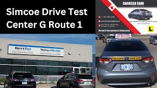 G Route for SIMCOE DRIVE TEST CENTRE  1 6478040200 [upl. by Garibold]