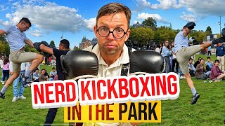 Elite Kickboxer Pretended to be a NERD  Gym Prank [upl. by Brandice]