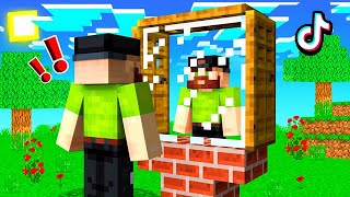 TESTING VIRAL MINECRAFT TIKTOKS that Work [upl. by Leroi803]