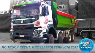 BEST OF RC TRUCK EVENT GROSSAFFOLTERN SWISS 2017  RC TRUCKS DOZER EXTRAVACTOR FARM MACHINERY [upl. by Derrek]