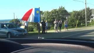 Festival Acadien de Clare 2013 Tintamarre Parade [upl. by Sinnoda]