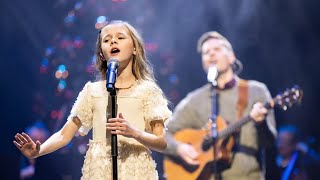 Noel  Lauren Daigle and Chris Tomlin  Performed LIVE by 10yearOld Claire Crosby and Dad [upl. by Weinstein800]