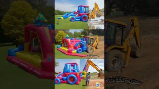 jcb excavetor snake stunt tiktokvideo baloon shots trending Khooniplace MrMaaz0707 [upl. by Cavuoto]