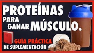 2 BATIDOS de proteínas para GANAR MASA MUSCULAR  📕 GUÍA PRÁCTICA DE SUPLEMENTACIÓN [upl. by Rikki382]