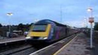 FGW HST through Didcot doing line speed 260606 [upl. by Einner504]