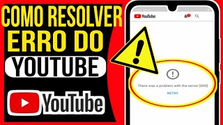 COMO RESOLVER ERRO NO APLICATIVO DO YOUTUBE [upl. by Anigger]