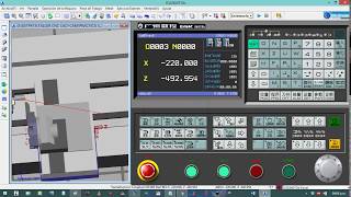 como simular con swansoft CNC simulation [upl. by Alyaj]