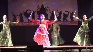 DANDIYA DANCE PERFOMANCE IN SARAD SHUBHECHCHHA SILVER JUBILEE CELEBRATIONS 2024 [upl. by Asyal]