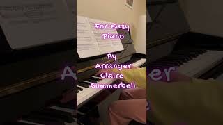 Easy Piano quotVampirequot  Olivia Rodrigo [upl. by Navac]