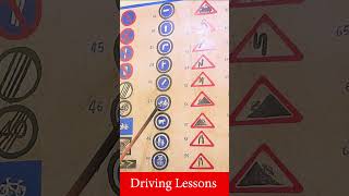 Compulsory Road Signs drivinglessons roadsigns drivinginstructor roadsignals learndriving [upl. by Liddie]