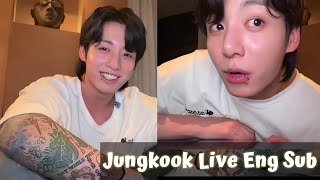 Eng Sub Jungkook Live Eng Sub Jungkook vlive eng sub [upl. by Anitnahs]