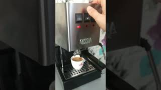 Coffee machine Gaggia Classic New stainless steel espresso [upl. by Daniela]