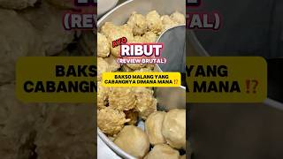 BAKSO MALANG TERENAK⁉️ CABANGNYA DIMANA MANA LOHHH kuliner food foodie makananviral [upl. by Eryn]