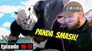 PANDA HARAMBE Rapper REACTS To JUJUTSU KAISEN Episode 16  17 呪術廻戦 [upl. by Ayahsey628]