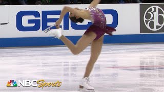 Karen Chen impresses in short program at US Nationals I NBC Sports [upl. by Plate]