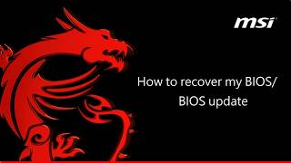 MSI® HOW TO use Flash BIOS Button [upl. by Alexandr]