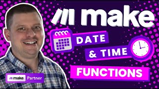 Makecom Date amp Time Functions Date amp Time Variables  Makecom Integromat Beginners Tutorial [upl. by Vedis]