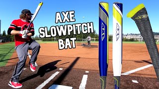 Hitting with the AXE BAT Avenge Pro 2nd Attempt  USSSA Slowpitch Softball Bat Review [upl. by Ollayos659]