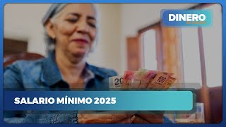 Aumento del salario mínimo en México para el 2025  Dinero en Imagen [upl. by Livingston219]