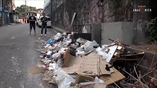 Moradores do Coroado denunciam que a coleta de lixo no bairro foi paralisada [upl. by Dolorita]