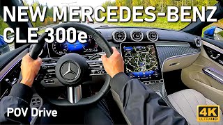 NEW MercedesBenz CLE 300e POV Drive [upl. by Burbank834]