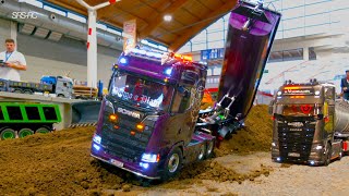 SPECIAL RC TRUCK CLIPS 1  SCANIA TIPPER TRACTOR  RC DIGGER  SHOW TRUCK RC CAR [upl. by Aynot827]