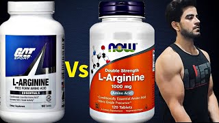 GAT Vs NOW L Arginine  L Arginine  Citrulline Malate Vs L Arginine  My L Arginine Experience [upl. by Ardnek]