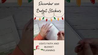 December Budget Sticker Setup shorts [upl. by Crowe]