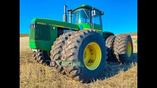 JOHN DEERE 8650 1983 10X AUCTION AuctionTimeTractorHouse [upl. by Sapers]