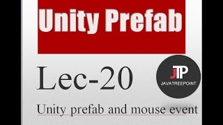 Lec20 Unity3d game development tutorial in hindi unity prefab by JTP [upl. by Amehr]