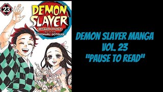 DEMON SLAYER MANGA VOL 23 [upl. by Aroc]