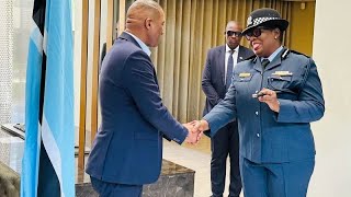 The New President of Botswana promoted this Police OfficerSecret 😲 [upl. by Gnehs]