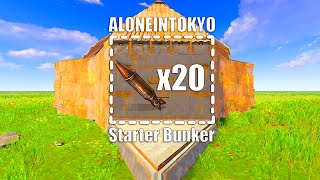 NEW ALONEINTOKYO Starter Bunker Base 2024 [upl. by Osana]