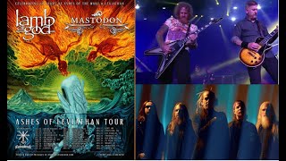 Lamb Of God amp Mastodon coheadlining tour 2024 w Kerry King  ‘Ashes Of Leviathan Tour‘ [upl. by Siuluj484]