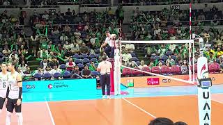 DLSU vs FEU Set 1  DLSU takes the first set via FEUs attack error  UAAP S86 Womens Volleyball [upl. by Ibbor]