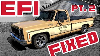 SQUARE BODY Chevy  Fitech EFI CRANK NO START Pt 2 [upl. by Maighdlin942]