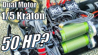 50 HP DUAL MOTOR 15 KRATON 8S TEST Colossus x2 [upl. by Sophey]