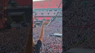 Bruce Springsteen Hungry Heart  fans are singing Wembley 27 July 2024 [upl. by Lyrrehs301]