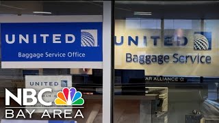 United passengers bag disappears even though AirTag pings near baggage claim [upl. by Irotal760]