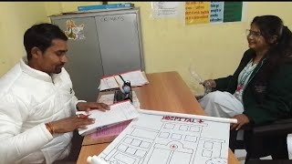 GNM 1st yearPractical Demostration CK nursing and paramedical college Amethi [upl. by Iliam]