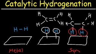 Catalytic Hydrogenation of Alkenes  Heterogeneous Catalysts [upl. by Leelahk]