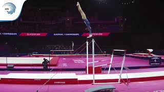 Amelie MORGAN GBR  2018 Artistic Gymnastics Europeans junior qualification bars [upl. by Eiggep157]