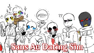 Sans AU Dating Sim  Undertale Au Comic Dub [upl. by Ennovyhs]