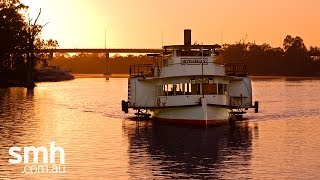 Murray River Jump on a paddle steamer [upl. by Grimbly]